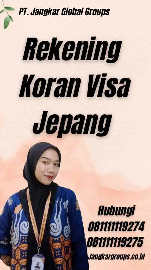 Rekening Koran Visa Jepang