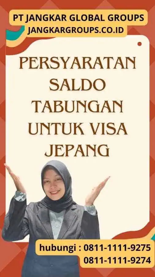 Persyaratan Saldo Tabungan untuk Visa Jepang