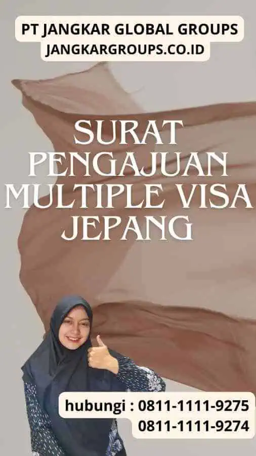 Surat Pengajuan Multiple Visa Jepang