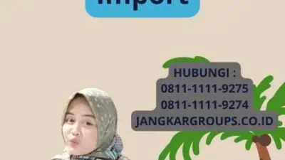 Surat Permohonan Persetujuan Import