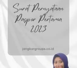 Surat Pernyataan Paspor Pertama 2023