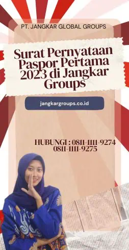 Surat Pernyataan Paspor Pertama 2023 di Jangkar Groups