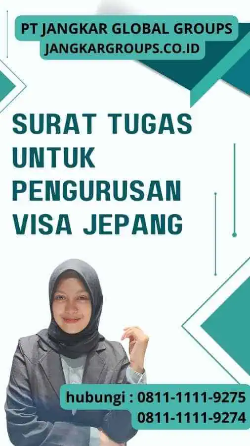 Surat Tugas untuk Pengurusan Visa Jepang