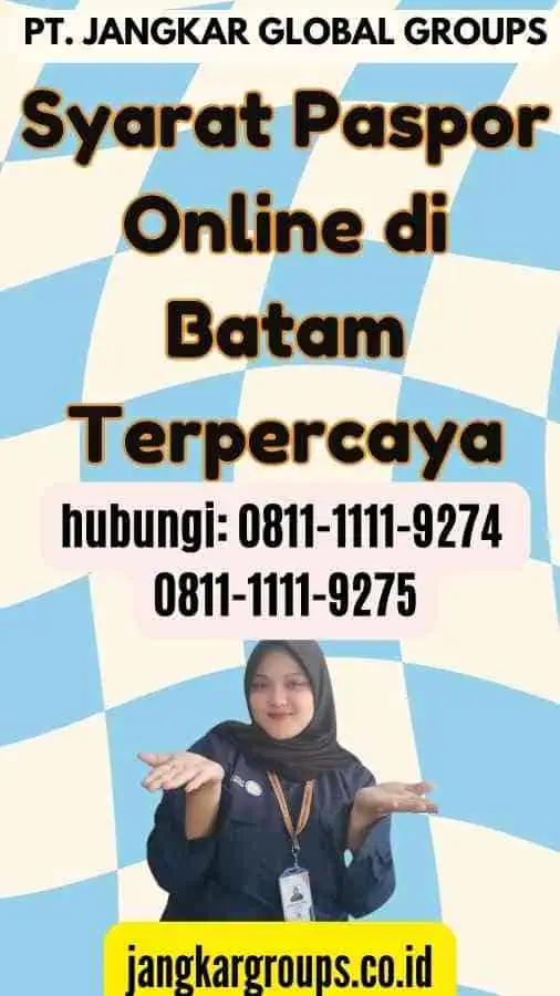 Syarat Paspor Online di Batam Terpercaya