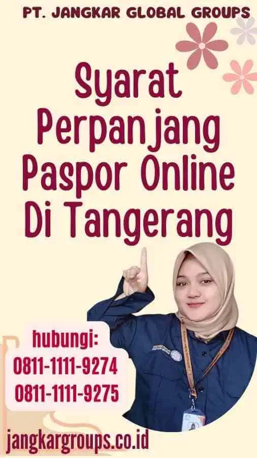 Syarat Perpanjang Paspor Online Di Tangerang