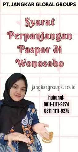 Syarat Perpanjangan Paspor di Wonosobo