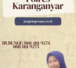 Syarat SKCK Polres Karanganyar