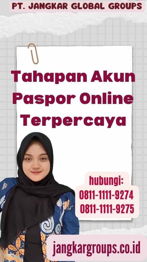 Tahapan Akun Paspor Online Terpercaya