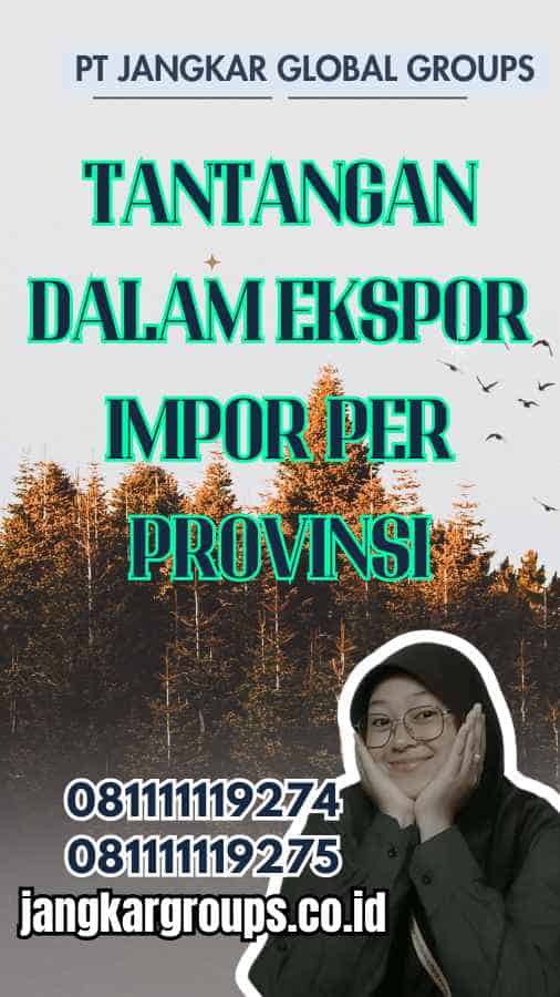 Tantangan dalam Ekspor Impor Per Provinsi