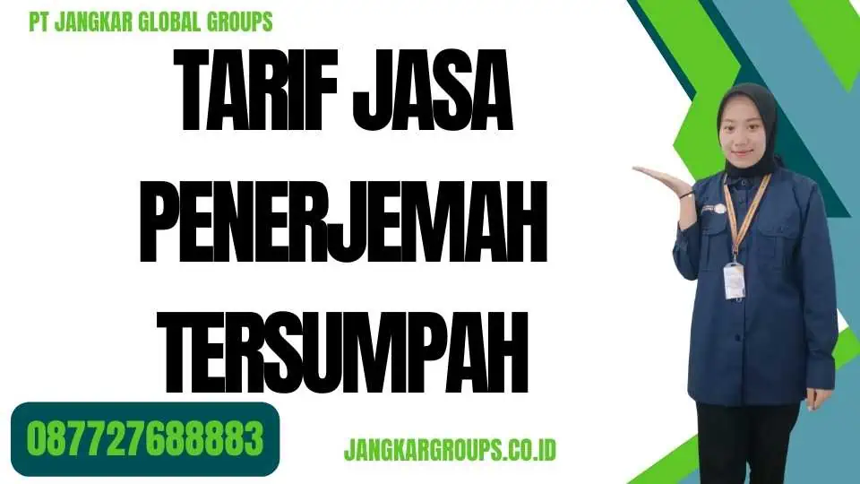 Tarif Jasa Penerjemah Tersumpah