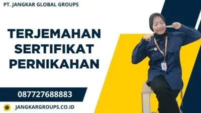 Terjemahan Sertifikat Pernikahan