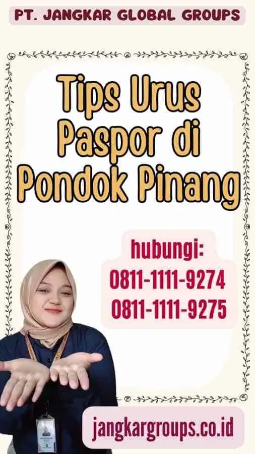 Tips Urus Paspor di Pondok Pinang