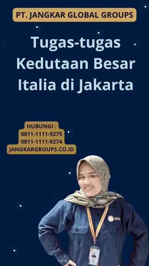 Tugas-tugas Kedutaan Besar Italia di Jakarta