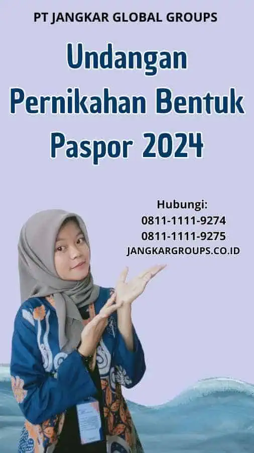 Undangan Pernikahan Bentuk Paspor 2024