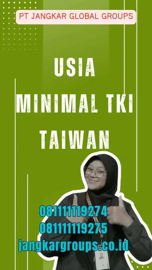 Usia Minimal TKI Taiwan