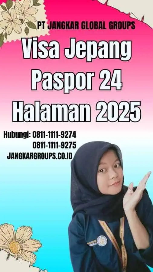 Visa Jepang Paspor 24 Halaman 2025