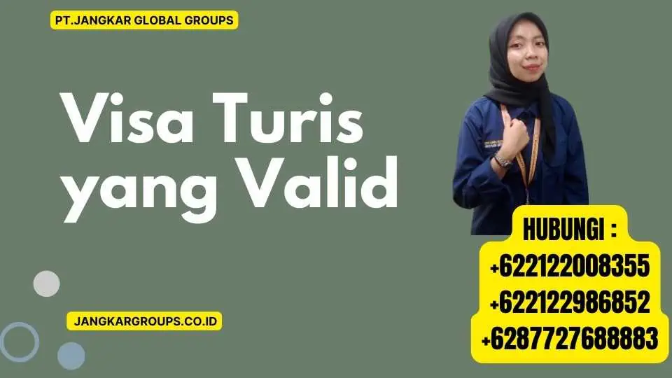 Visa Turis yang Valid