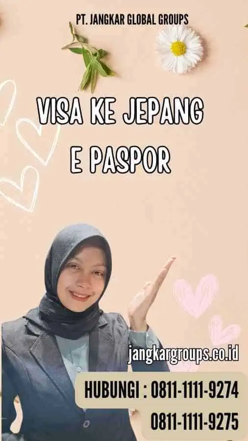 Visa ke Jepang E Paspor