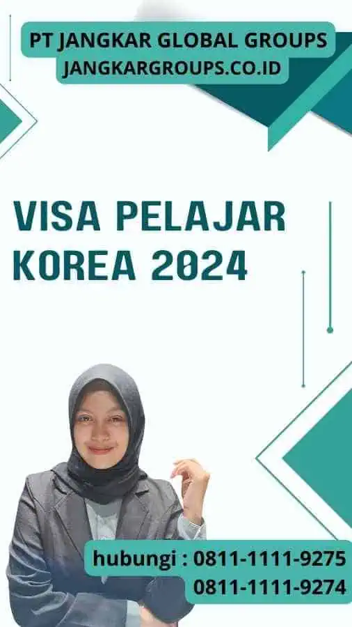 Visa Pelajar Korea 2024