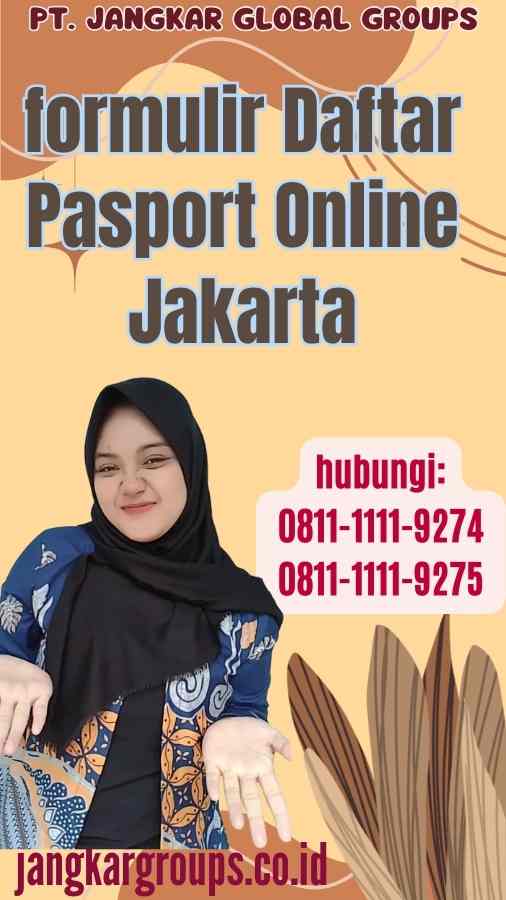 formulir Daftar Pasport Online Jakarta