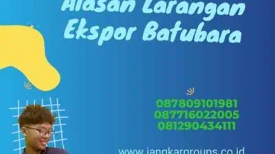 Alasan Larangan Ekspor Batubara