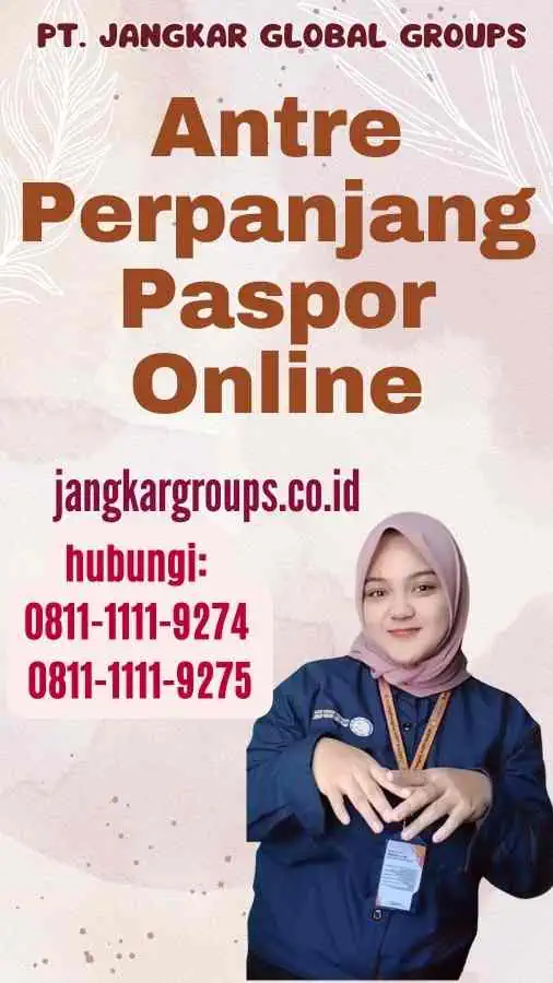 Antre Perpanjang Paspor Online