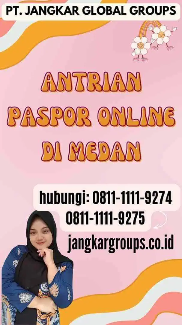 Antrian Paspor Online di Medan