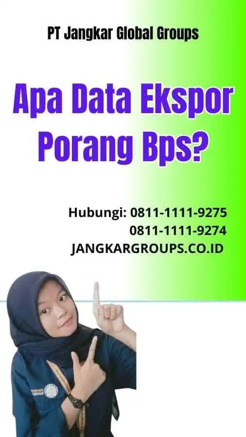 Apa Data Ekspor Porang Bps