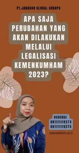 Apa Saja Perubahan yang Akan Dilakukan Melalui Legalisasi Kemenkumham 2023