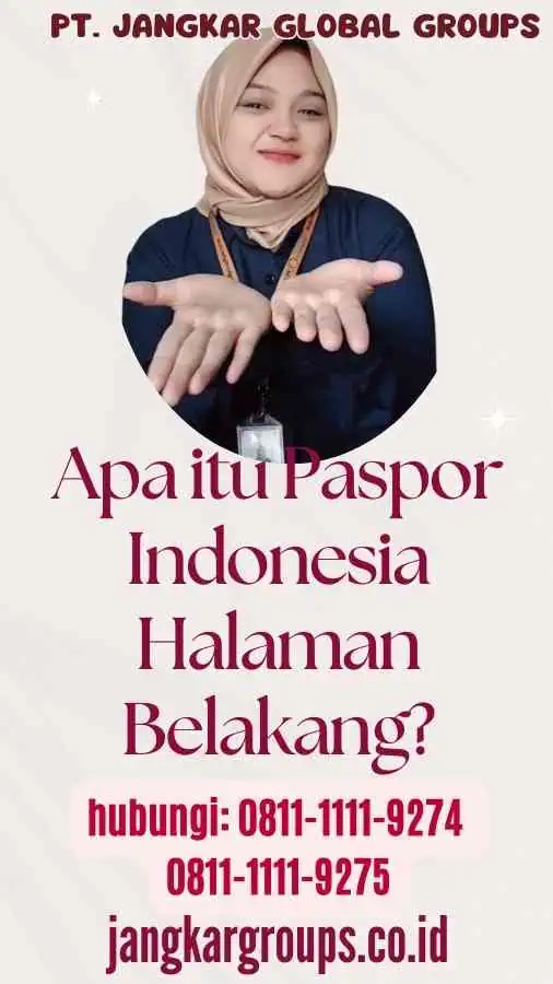 Apa itu Paspor Indonesia Halaman Belakang