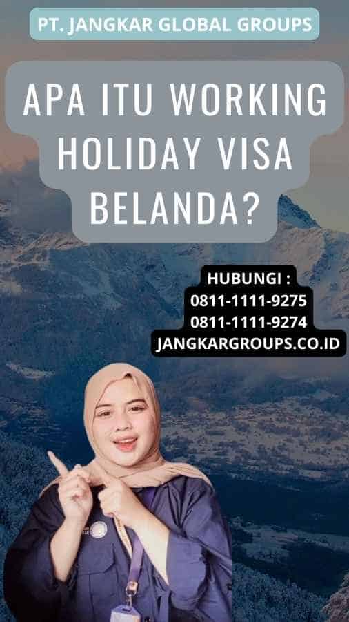 Apa itu Working Holiday Visa Belanda?