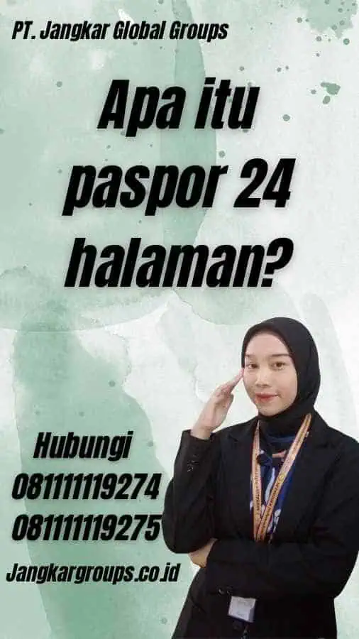 Apa itu paspor 24 halaman?