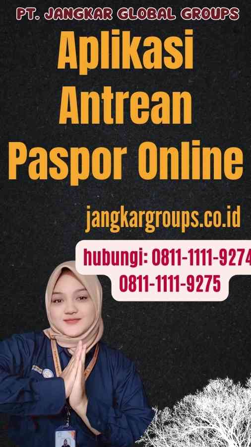 Aplikasi Antrean Paspor Online