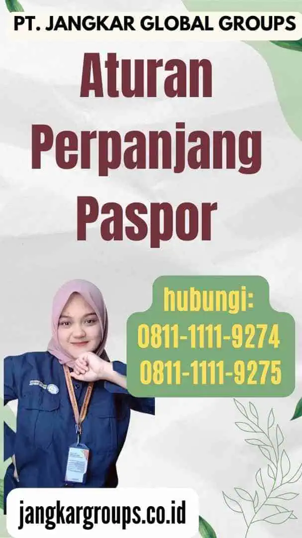 Aturan Perpanjang Paspor