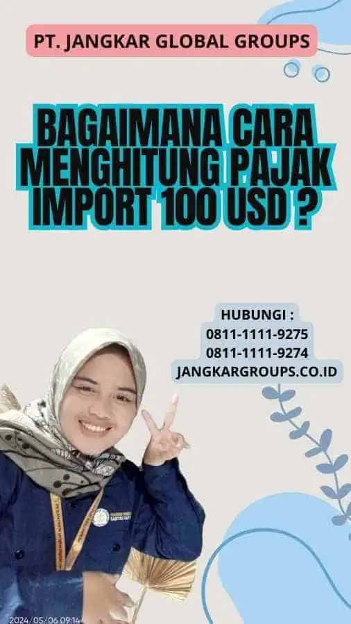 Bagaimana Cara Menghitung Pajak Import 100 USD ?