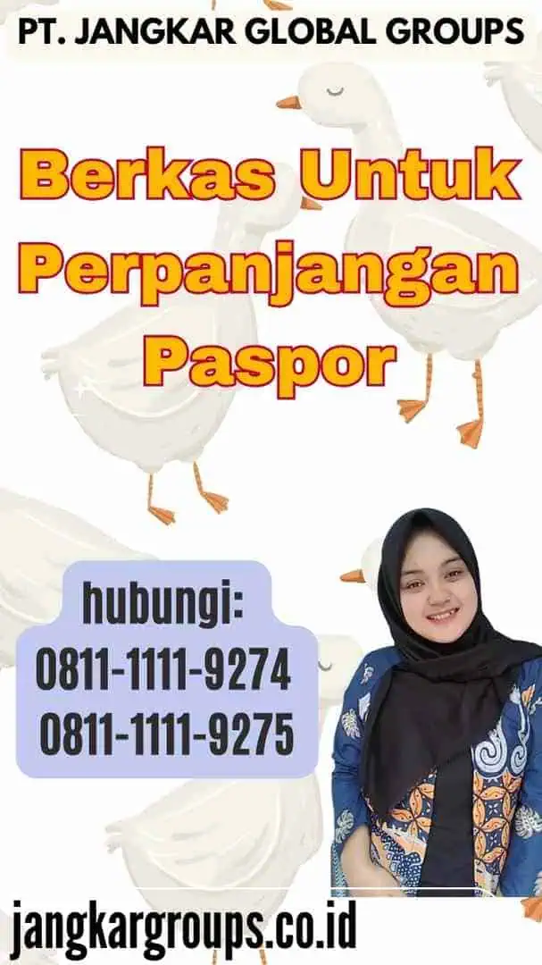 Berkas Untuk Perpanjangan Paspor