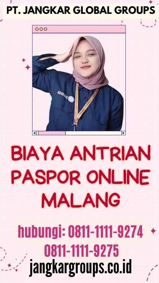 Biaya Antrian Paspor Online Malang