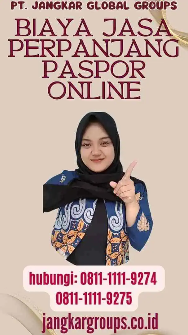 Biaya Jasa Perpanjang Paspor Online