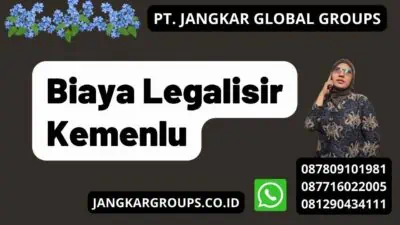 Biaya Legalisir Kemenlu