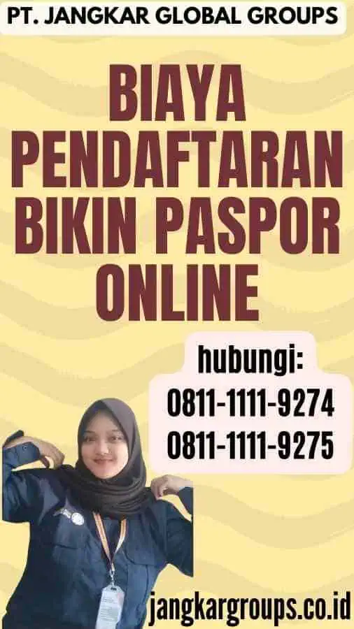 Biaya Pendaftaran Bikin Paspor Online