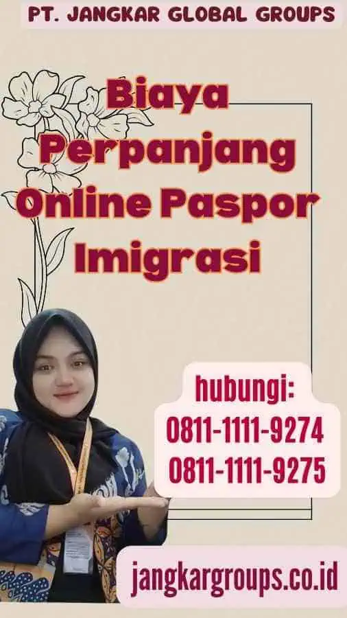 Biaya Perpanjang Online Paspor Imigrasi