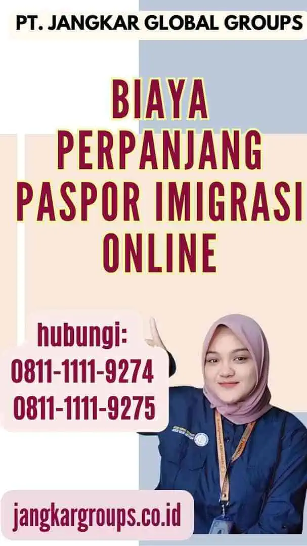 Biaya Perpanjang Paspor Imigrasi Online