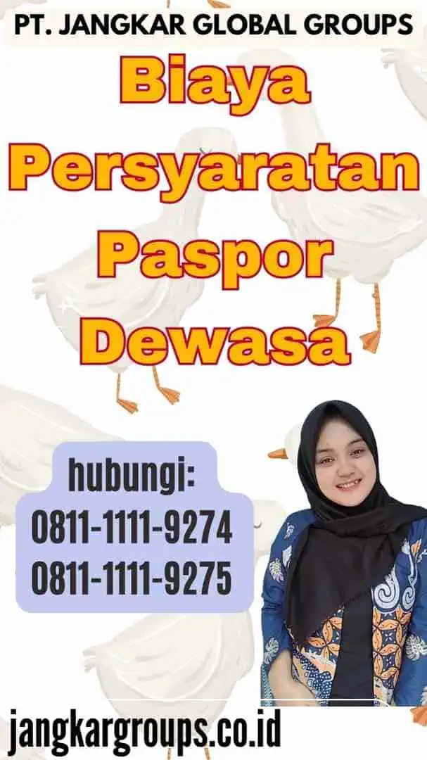 Biaya Persyaratan Paspor Dewasa