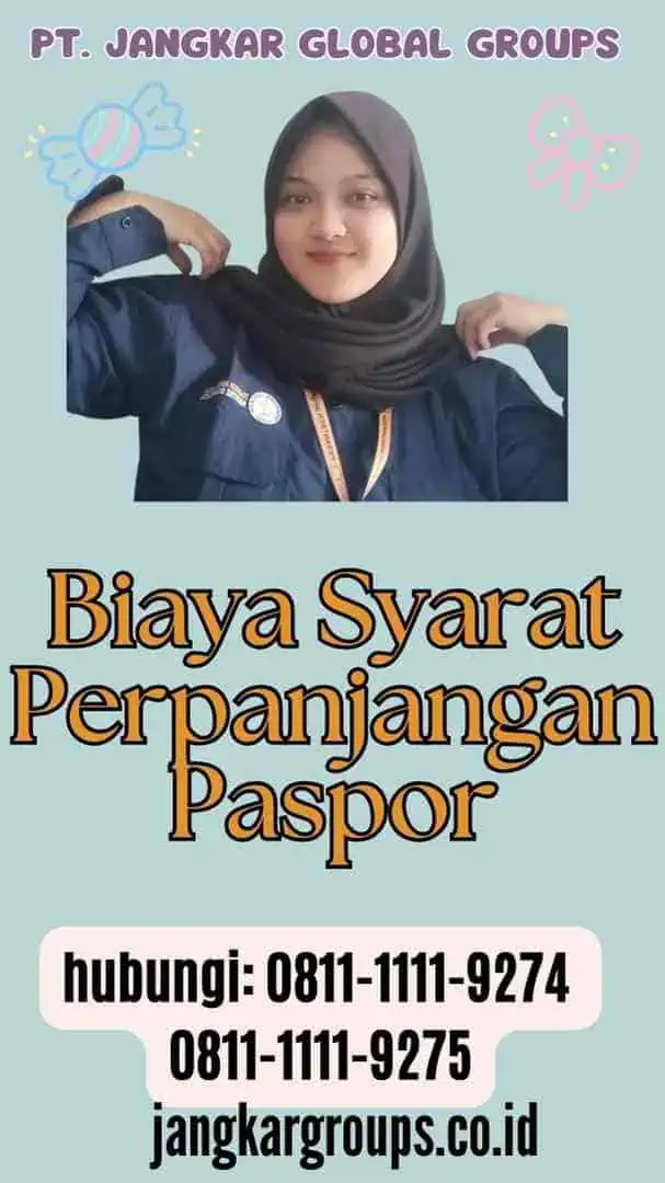 Biaya Syarat Perpanjangan Paspor