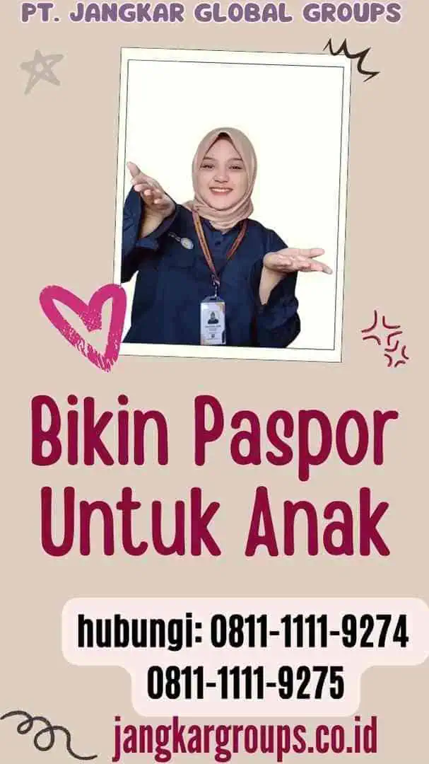 Bikin Paspor Untuk Anak