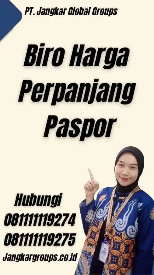 Biro Harga Perpanjang Paspor