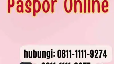 Bukti Daftar Paspor Online