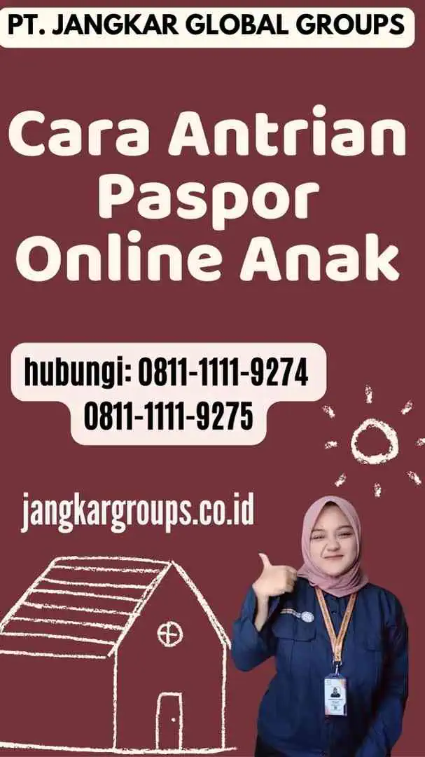 Cara Antrian Paspor Online Anak