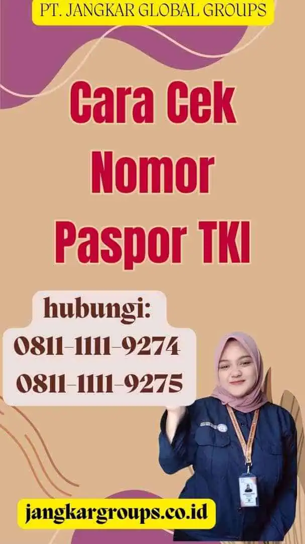 Cara Cek Nomor Paspor TKI