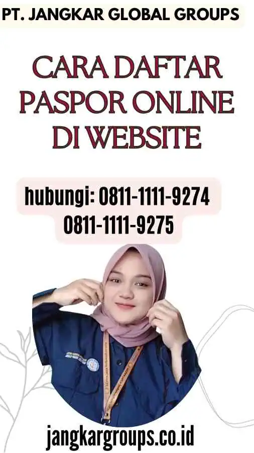 Cara Daftar Paspor Online di Website